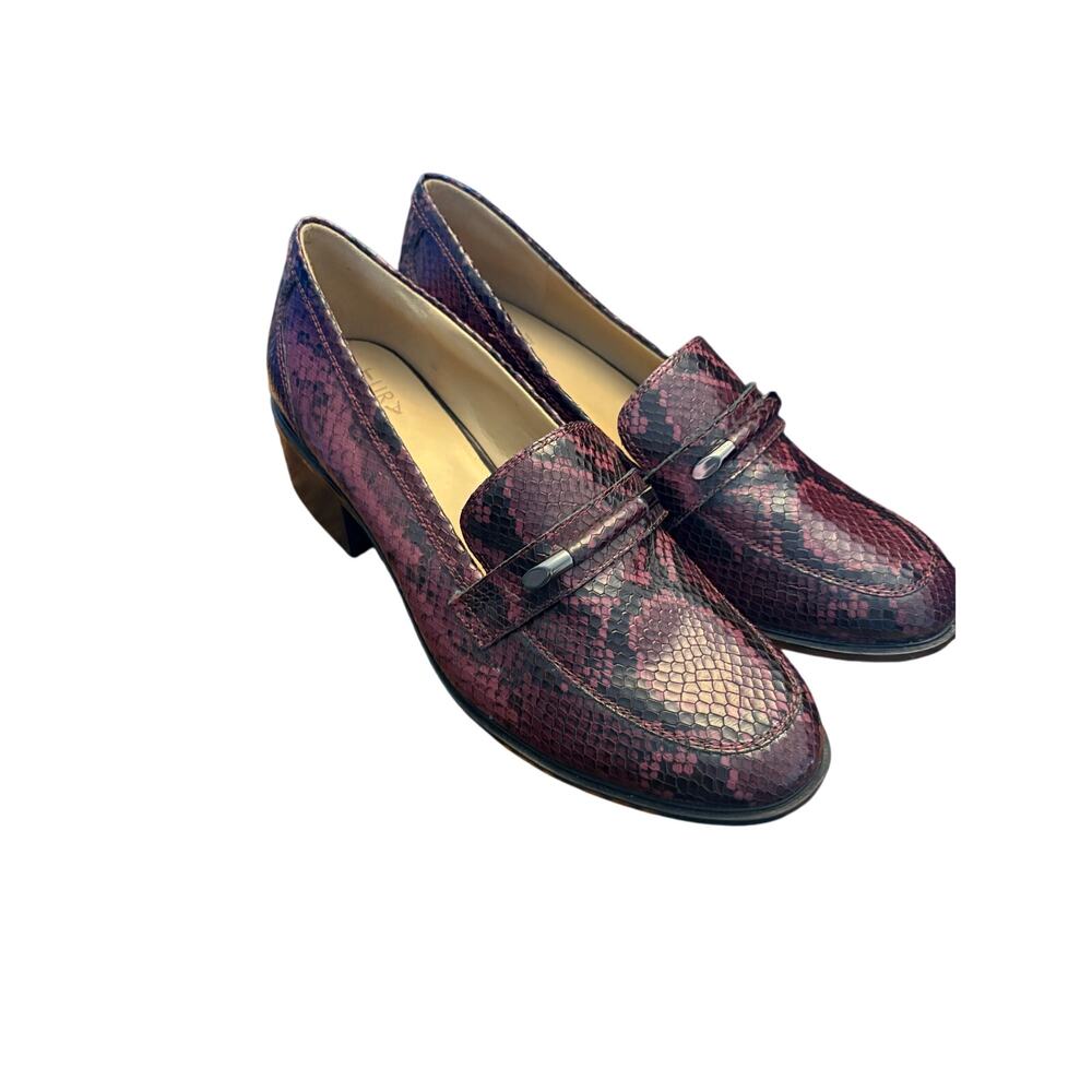 Naturalizer Purple and Black Snakeskin Heels - Picture 7 of 7